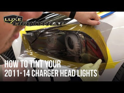 2011-14 Charger Head Light Tint Kit - Type 2 (Full Wrap)