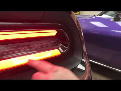 Calcomanías para luces traseras de pista de carreras Challenger 2015+ - Interior