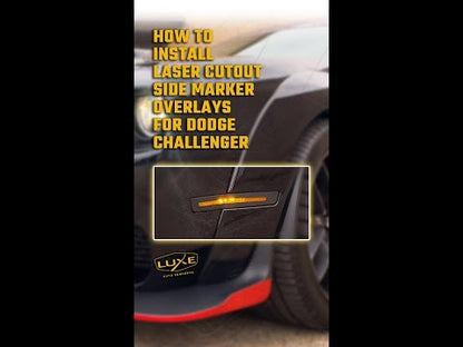 Challenger Side Marker Overlays - Laser Cutout Kit