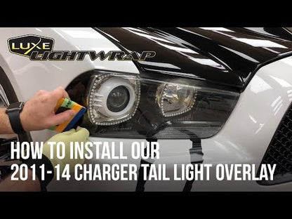 2011-14 Charger Head Light Tint Kit - Type 1 (Overlays)