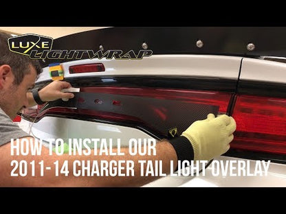 2011-14 Charger Tail Light Tint Kit - Type 1 (Center Overlay)
