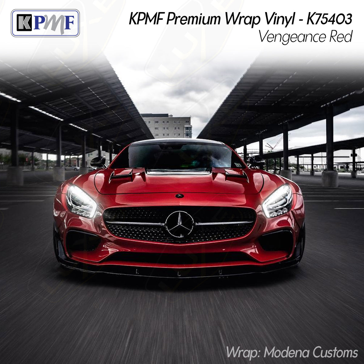 KPMF Wrap Vinyl K75403 Gloss Vengeance Red — Luxe Auto Concepts