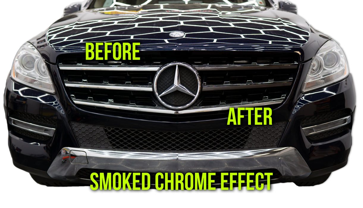 Chrome Delete Kit - LightWrap Mid Smoke Gloss - Includes Squeegee