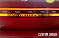 Charger Racetrack Taillamp Decal - Type 1 (Text) - Luxe Auto Concepts