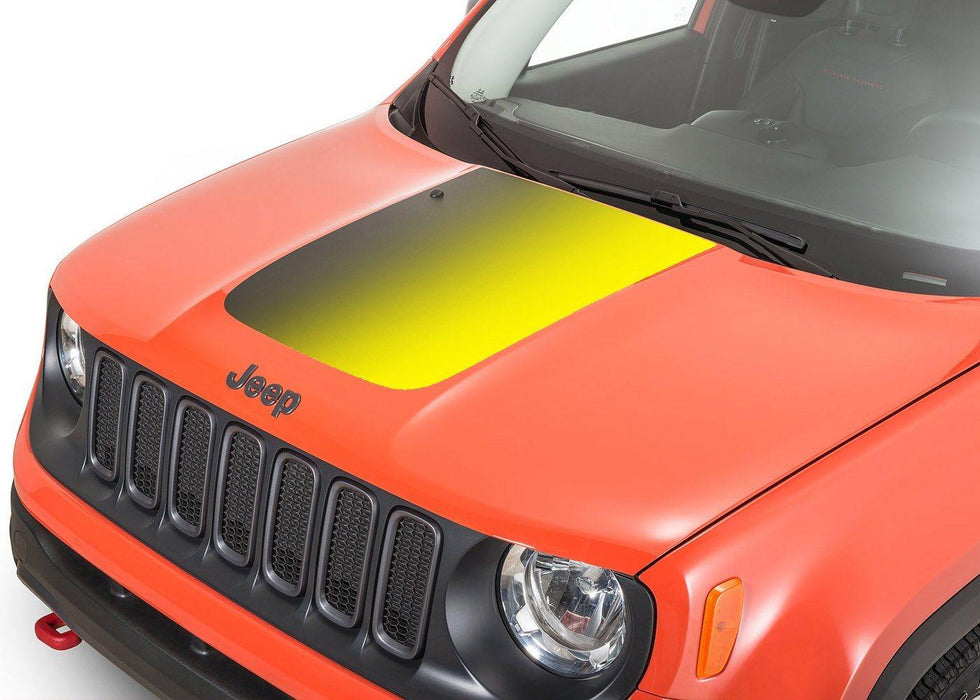 2015+ Jeep Renegade Hood Stripe Decal - Luxe Auto Concepts