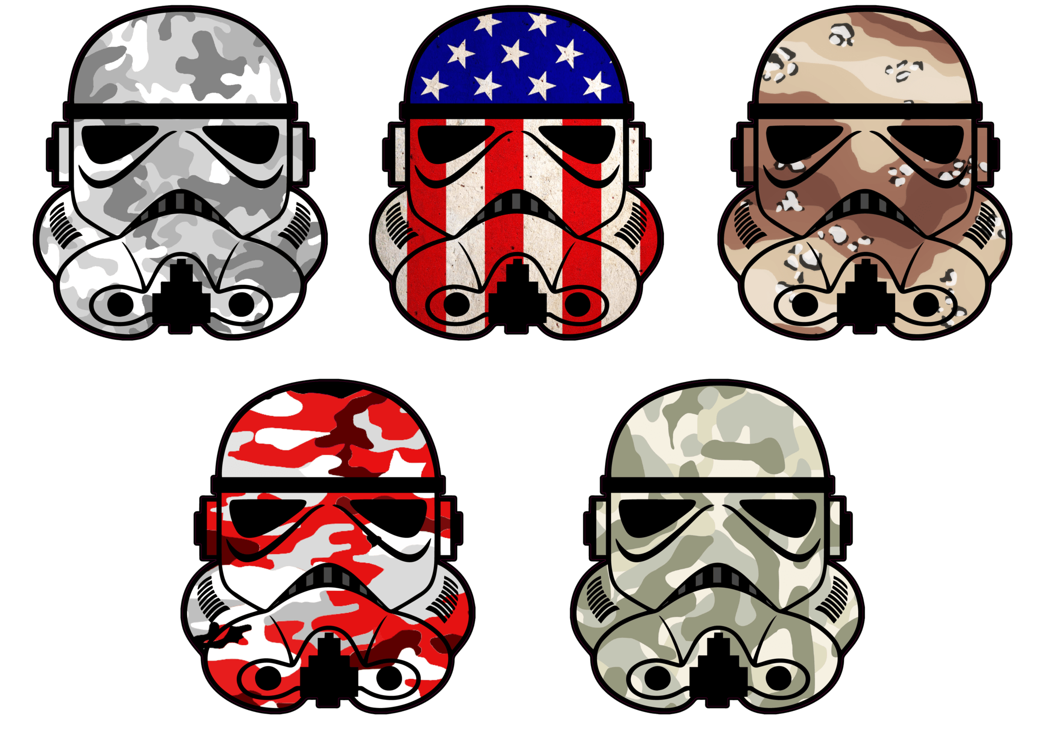 Patriot / Military "Trooper" Series Decals - Luxe Auto Concepts