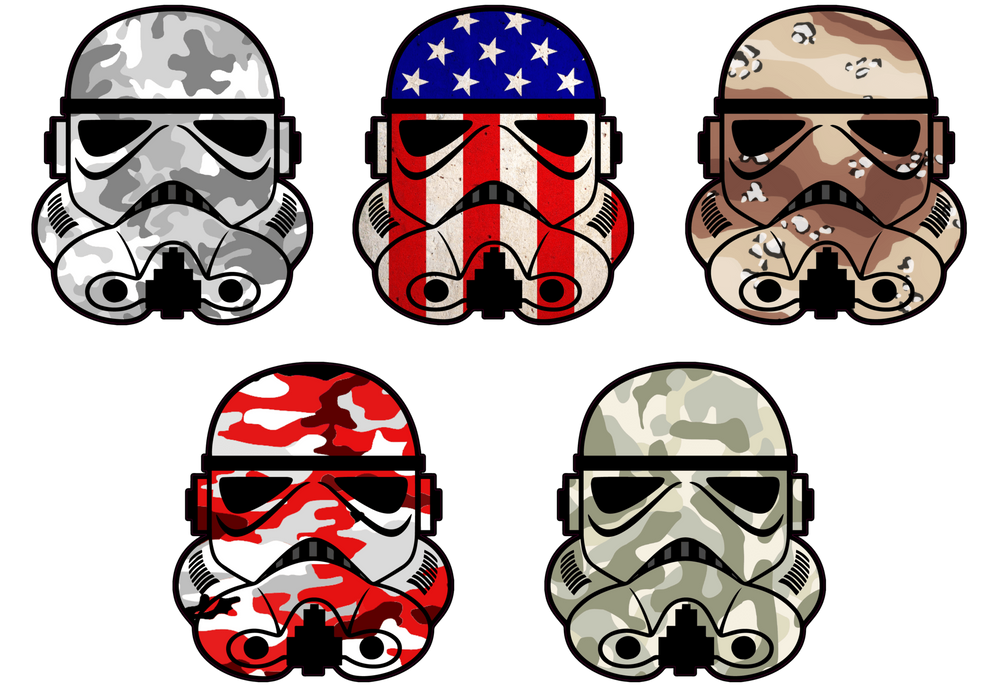 Patriot / Military "Trooper" Series Decals - Luxe Auto Concepts