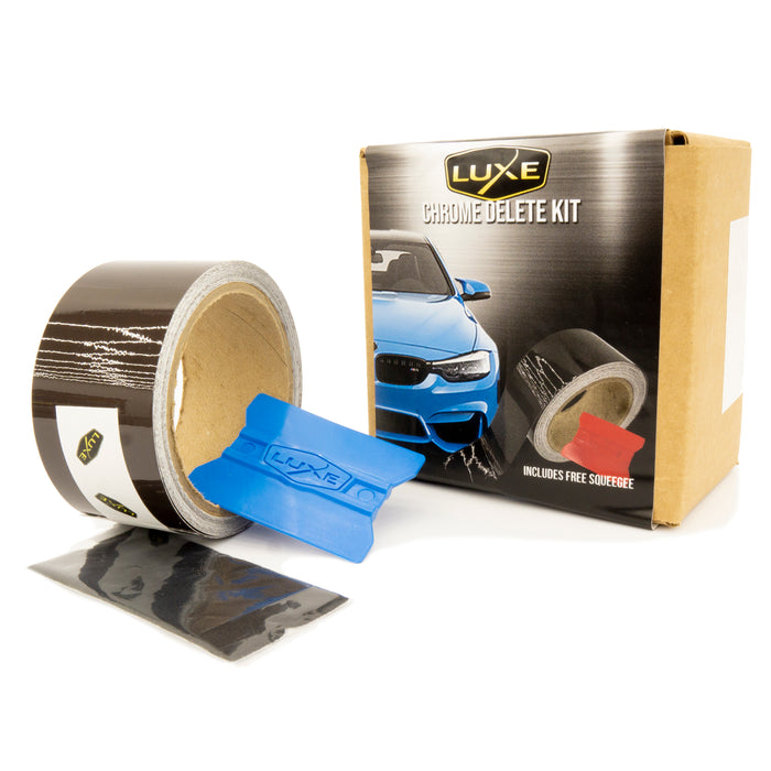 Chrome Delete Kit - LightWrap Mid Smoke Gloss - Includes Squeegee