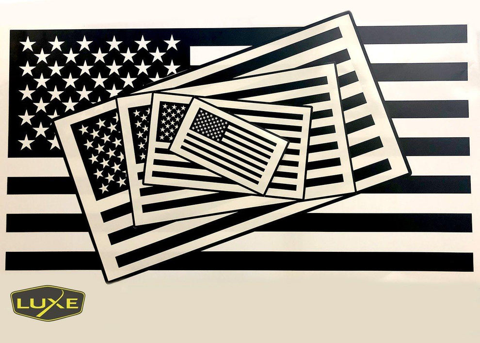 Single Universal Flag Decal - Multiple Sizes Available – Luxe Auto Concepts
